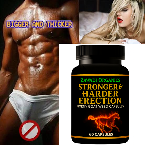 Stronger & Harder Erections Capsules - 100% Organic Viagra | Horny Goat Weed
