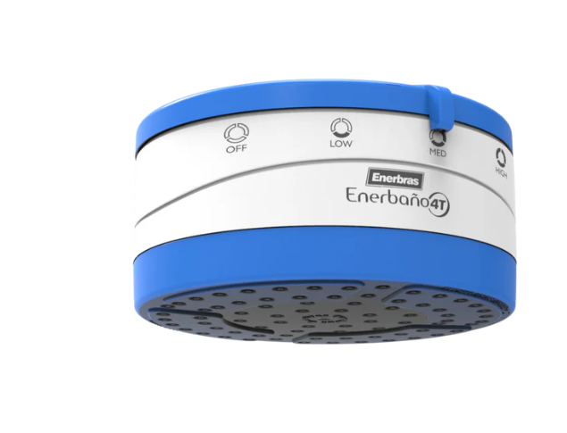 Enershower Enerbras 4T Instant Electric Shower 6800W–8092W, 220–240V AC 50/60Hz, Powerful Hot Water for Salty Borehole and Normal Water, Safe Energy Saving Bathroom Heater