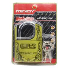 Mindy Secure Padlock Size - Large 70mm- Goldish Brown