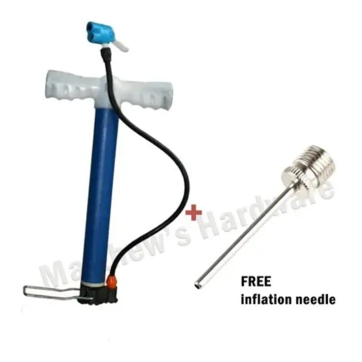 Pump Generic Hand Air Pump Bicycle Bike Tire Basketball Football Soccer Ball plus free inflating pin random small pump