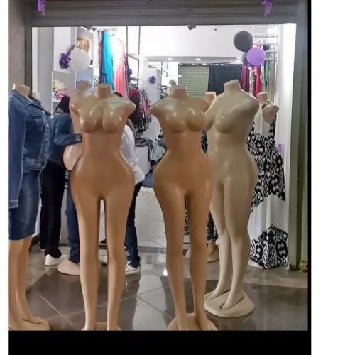 Brown Female Full Body Female Mannequin / Dummy Armless