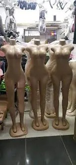 Brown Female Full Body Female Mannequin / Dummy Armless