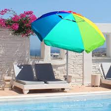 Outdoor Umbrella Shade, Hawkers Beach Shade, Easy to use, Exquisite Workmanship, Well Made. Designed for long-lasting performance, our portable shade umbrella features an adjustable height metal pole