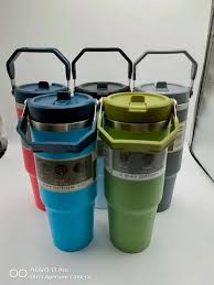 900ml Thermal Water Bottle Large With Straw Stainless Steel Thermos Bottle Cold And Hot Water Bottle Thermos Cup
