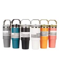 900ml Thermal Water Bottle Large With Straw Stainless Steel Thermos Bottle Cold And Hot Water Bottle Thermos Cup