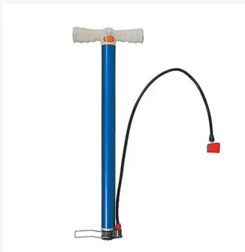 Large Pump Generic Hand Air Pump Bicycle Bike Tire Basketball Football Soccer Ball plus free inflating pin random small pump