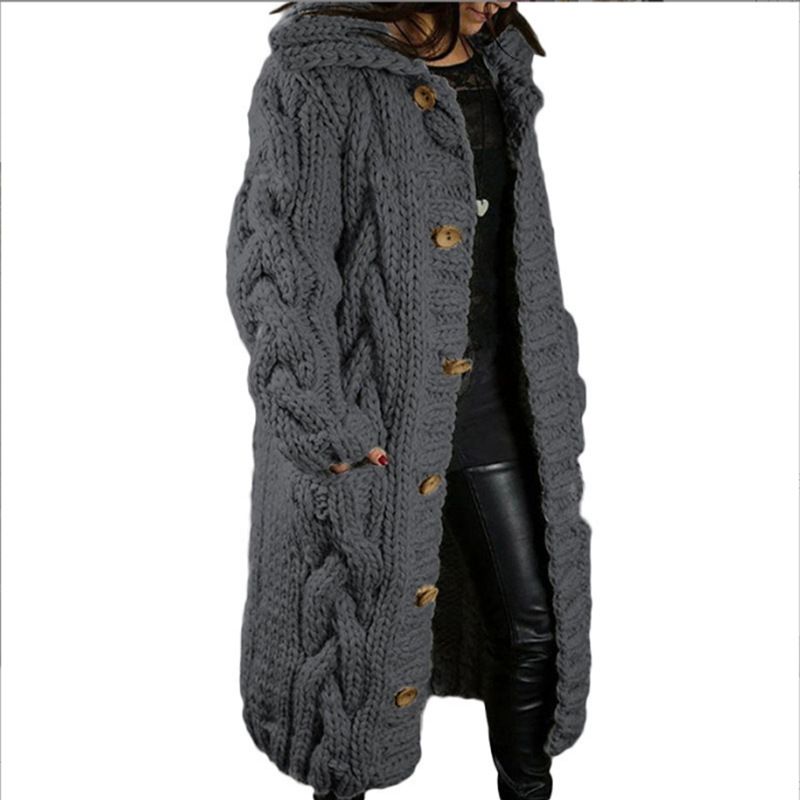 New Personality Street Sweatshirt Zipper Hooded Long Fleece Sweatshirt Women, Lengthened.long dress
