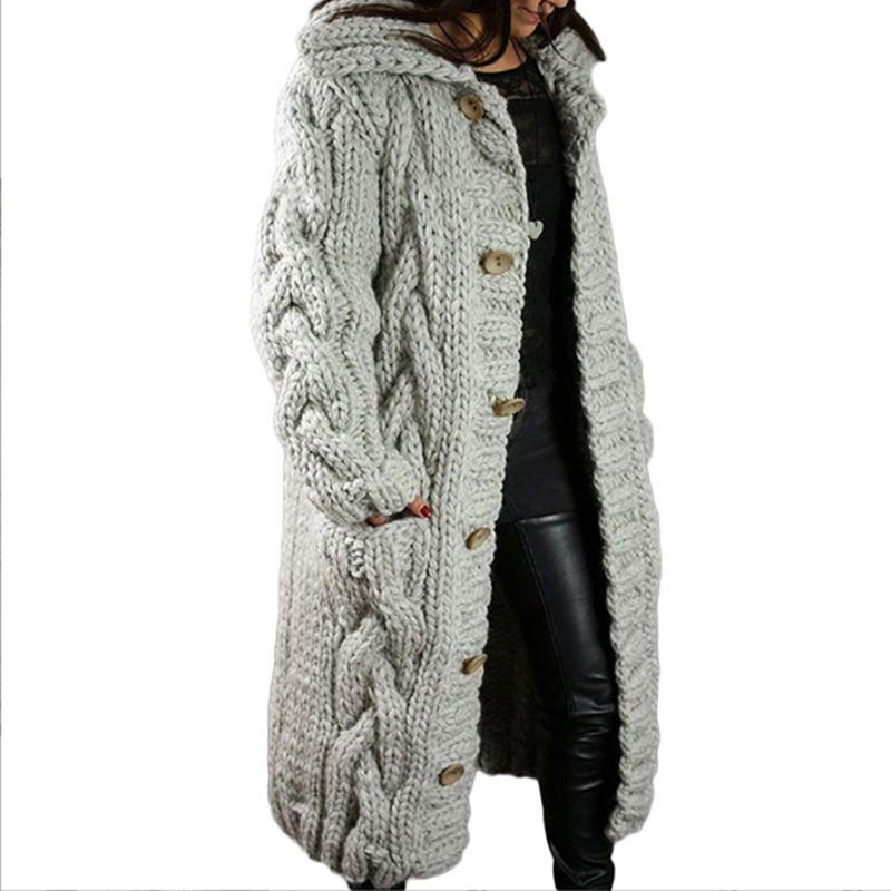New Personality Street Sweatshirt Zipper Hooded Long Fleece Sweatshirt Women, Lengthened.long dress