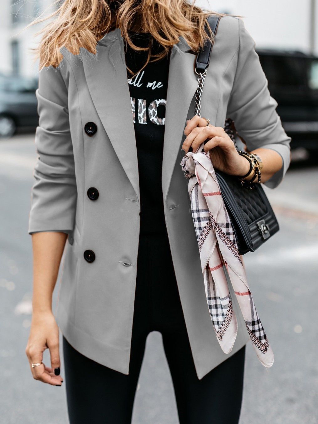 AliExpress wish autumn and winter new solid color long sleeve double-breasted suit small coat women's cardigan