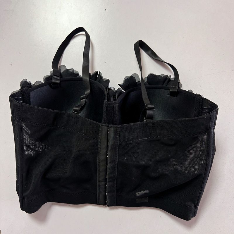 Lace mesh fishbone camisole short with chest cushion flower vest for outerwear, bottom, chest wrapped French nail bead top,bras