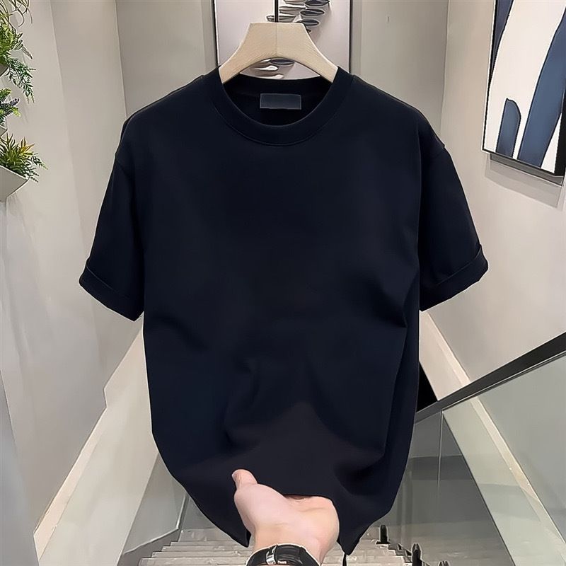 S to 4XL,Heavy 100% pure cotton oversized letter short sleeved T-shirt for men in summer, new couple outfit