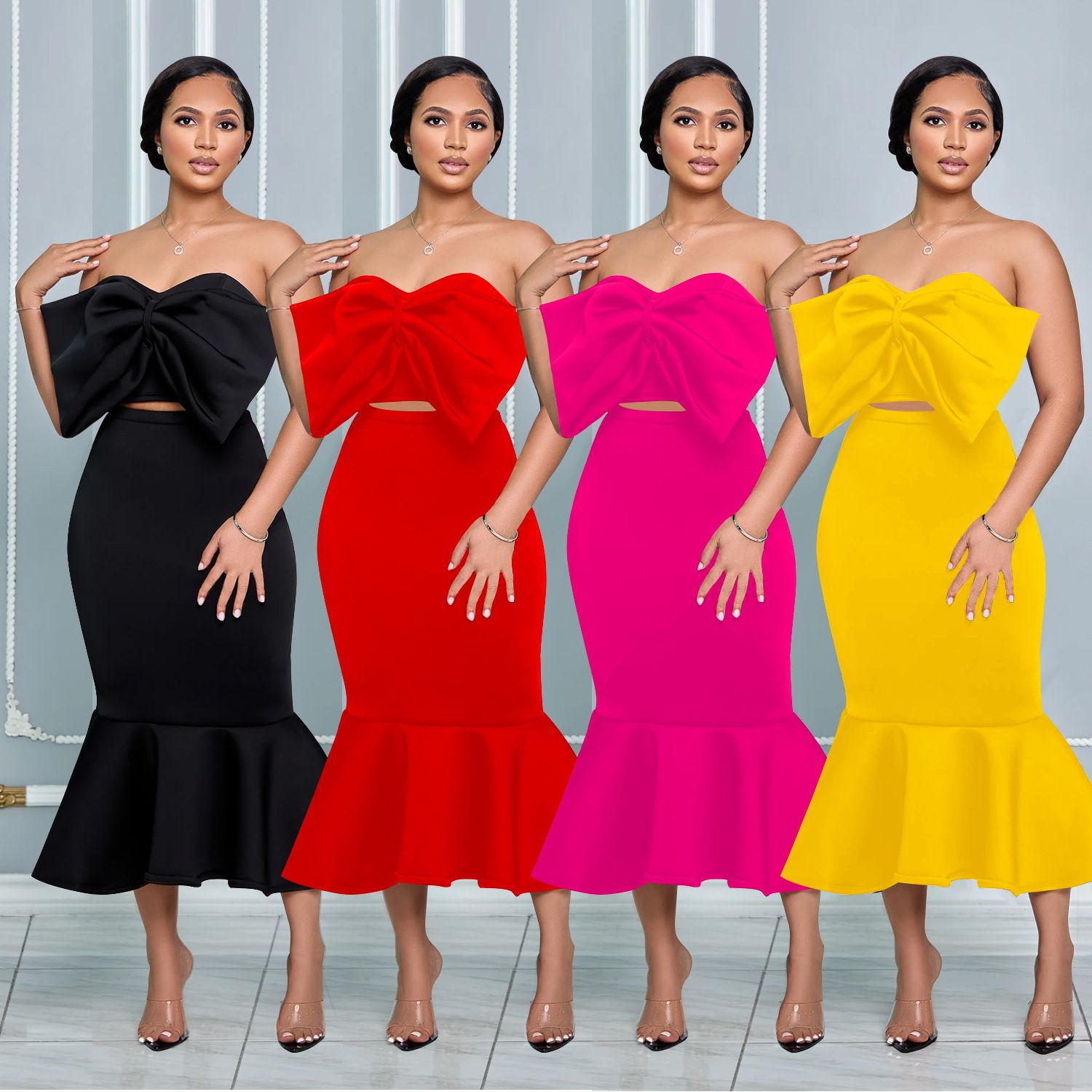 AliExpress Amazon Independent Station European and American Fashion Women's Wear Solid Color Sleeveless Long Dress New
