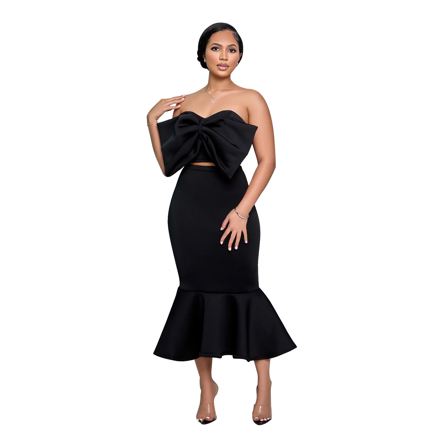 AliExpress Amazon Independent Station European and American Fashion Women's Wear Solid Color Sleeveless Long Dress New