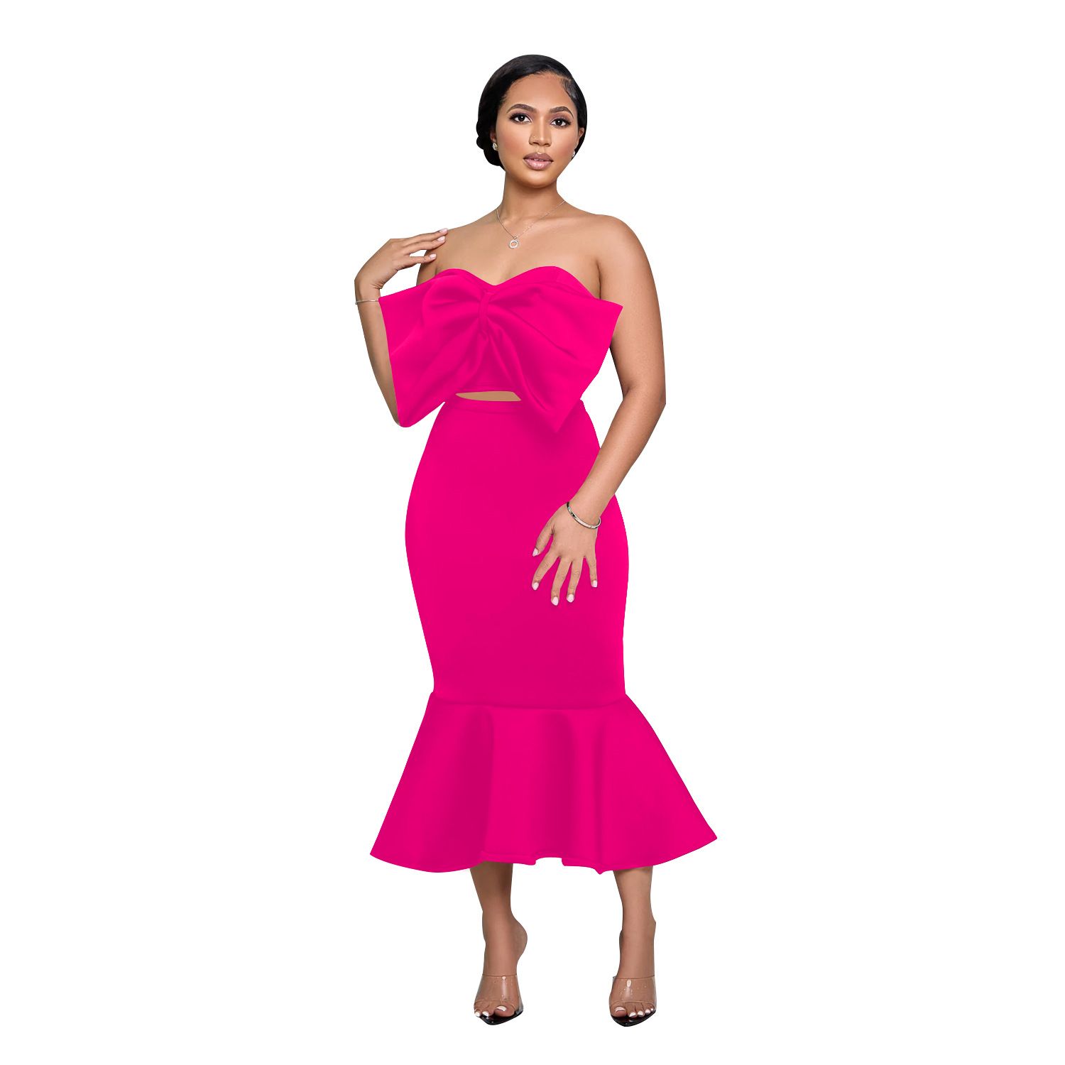 AliExpress Amazon Independent Station European and American Fashion Women's Wear Solid Color Sleeveless Long Dress New