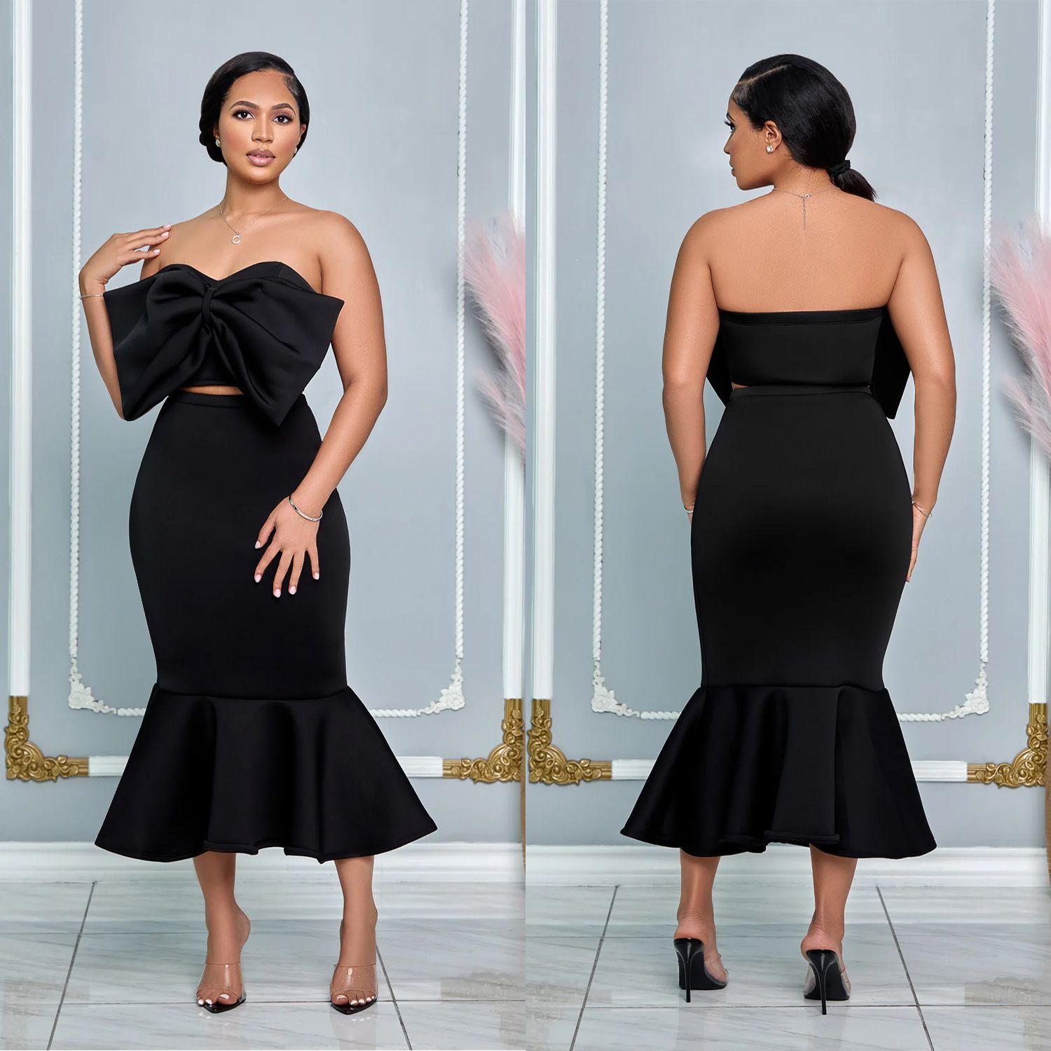 AliExpress Amazon Independent Station European and American Fashion Women's Wear Solid Color Sleeveless Long Dress New