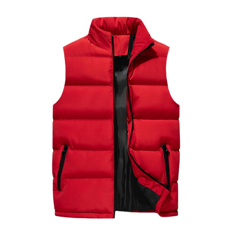 Men's vest, independent station hot item, cross-border, sports and leisure, stand up collar jacket, thick coat, worn outside