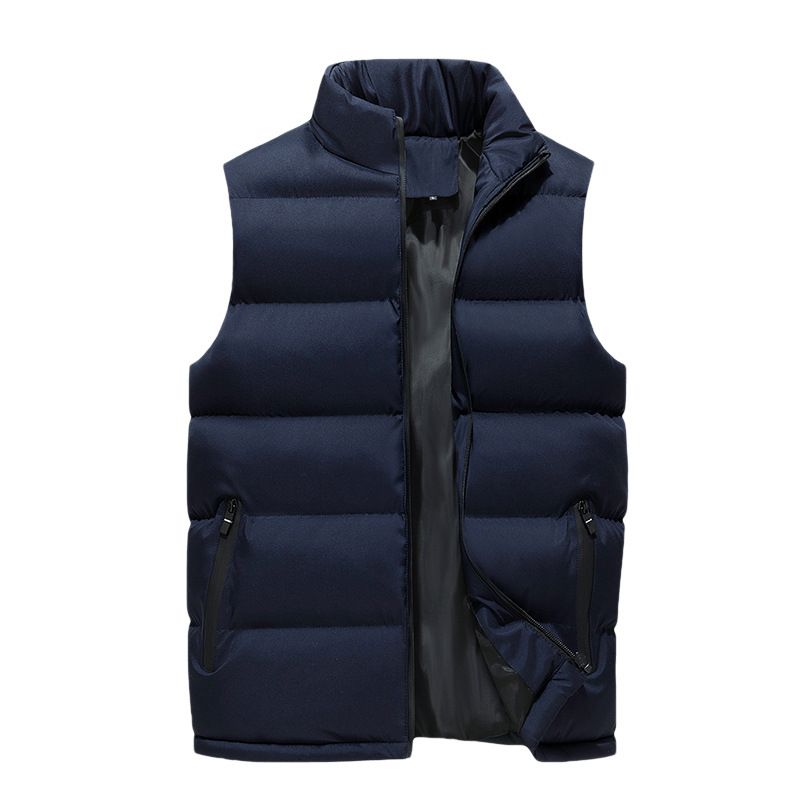 Men's vest, independent station hot item, cross-border, sports and leisure, stand up collar jacket, thick coat, worn outside