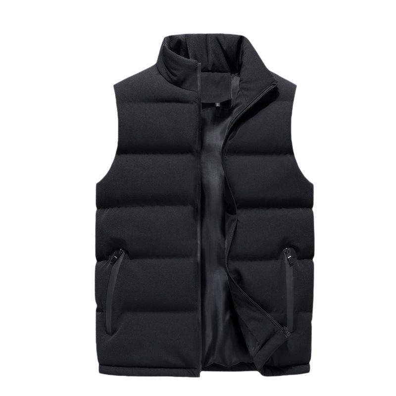 Men's vest, independent station hot item, cross-border, sports and leisure, stand up collar jacket, thick coat, worn outside