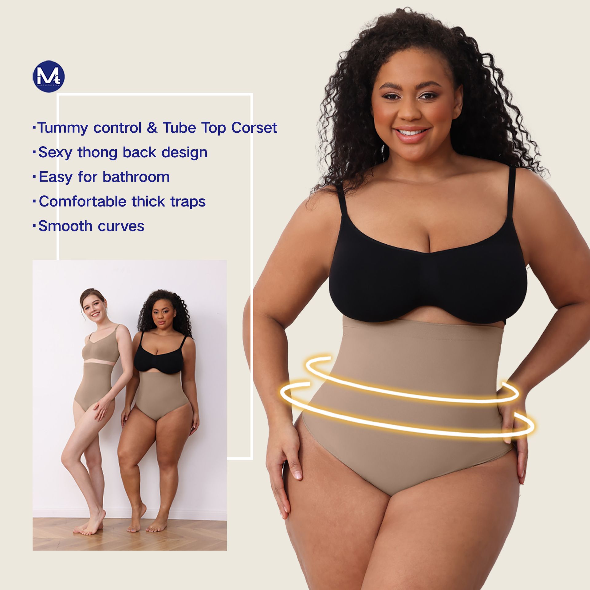 High quality European and American jumpsuit, women's style, seamless one-piece, encrypted jumpsuit, Skim abdominal compression jumpsuit shapewear