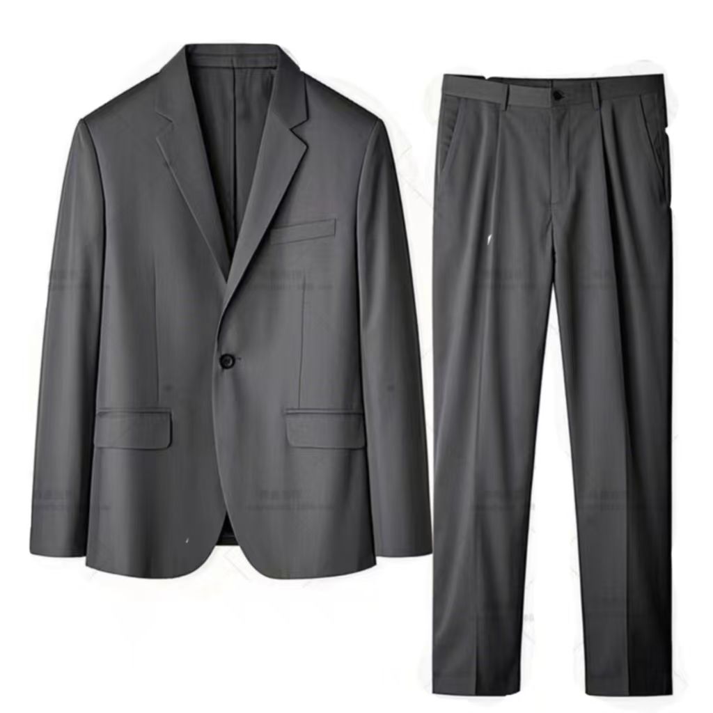 2-piece set, men's suit set, formal groomsman suit, suit set, men's two-piece set, office men's mini suit