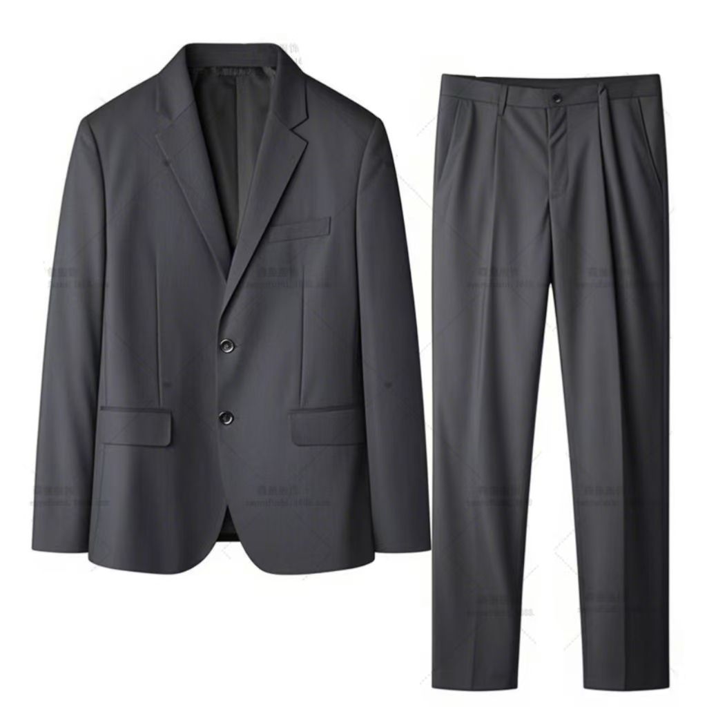 2-piece set, men's suit set, formal groomsman suit, suit set, men's two-piece set, office men's mini suit