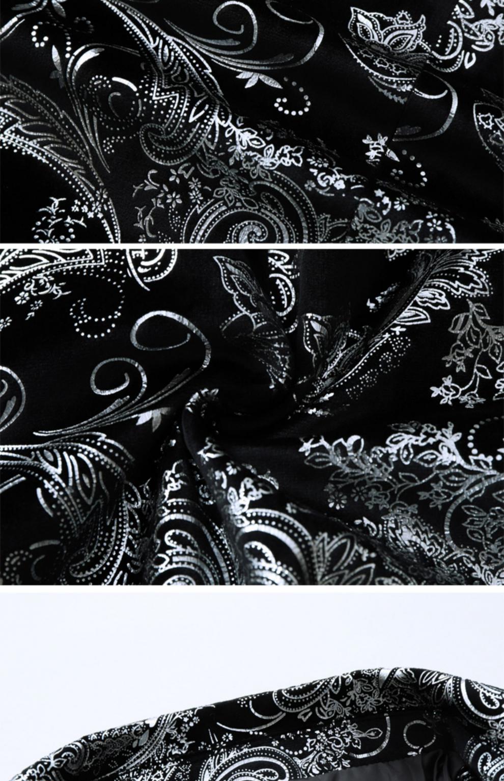 New men's one button casual suit, youth groom's wedding dress, nightclub printed suit, men's top