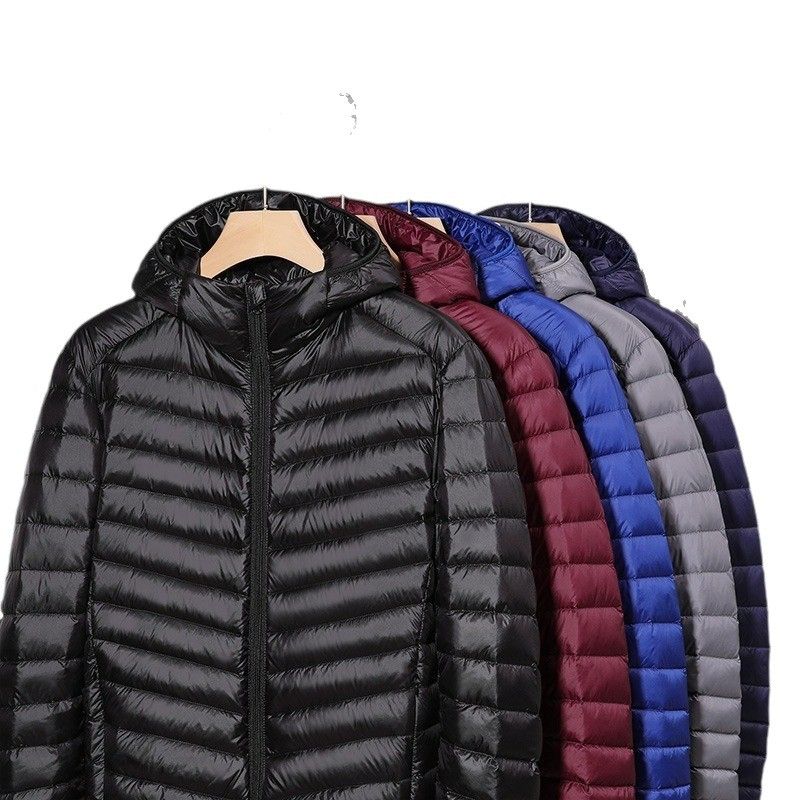 Hot selling all year round, unisex lightweight hooded cotton jacket, autumn and winter casual lightweight jacket