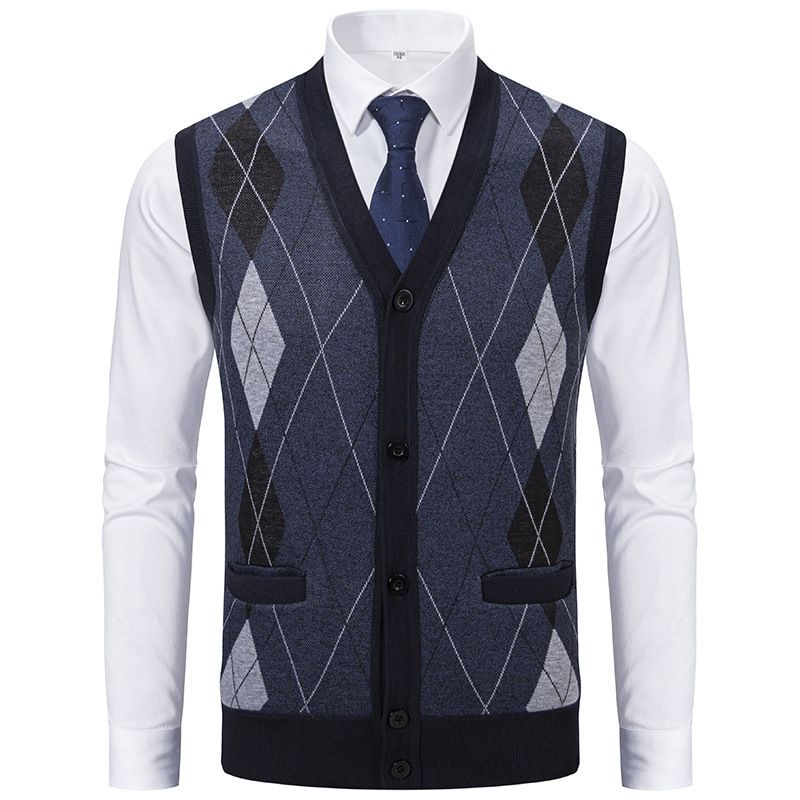 Cardigans, sweaters, vests, men's underwear, autumn and winter warm and slim fit knitwear, vests, jackets, men's clothing