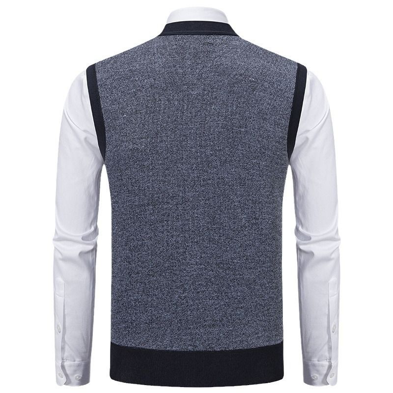 Cardigans, sweaters, vests, men's underwear, autumn and winter warm and slim fit knitwear, vests, jackets, men's clothing