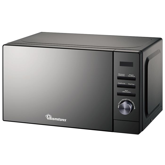 RAMTONS 20 LITERS MICROWAVE 5 POWER LEVELS+GRILL MIRROR FINISH - RM/682