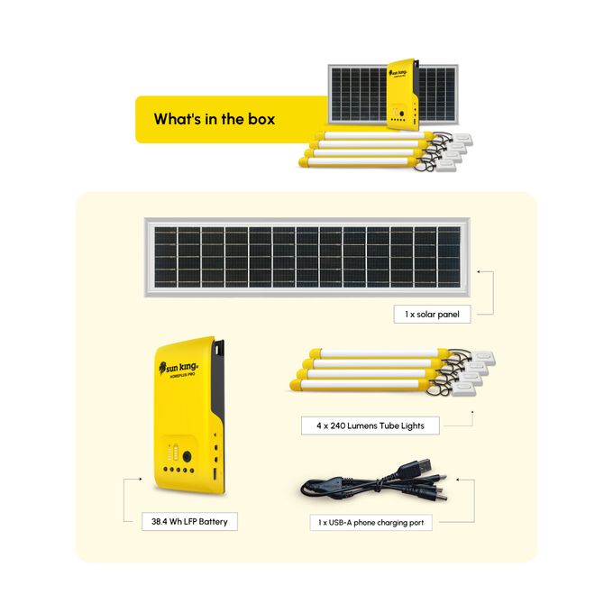 Sun King HomePlus Pro Solar Home Light System