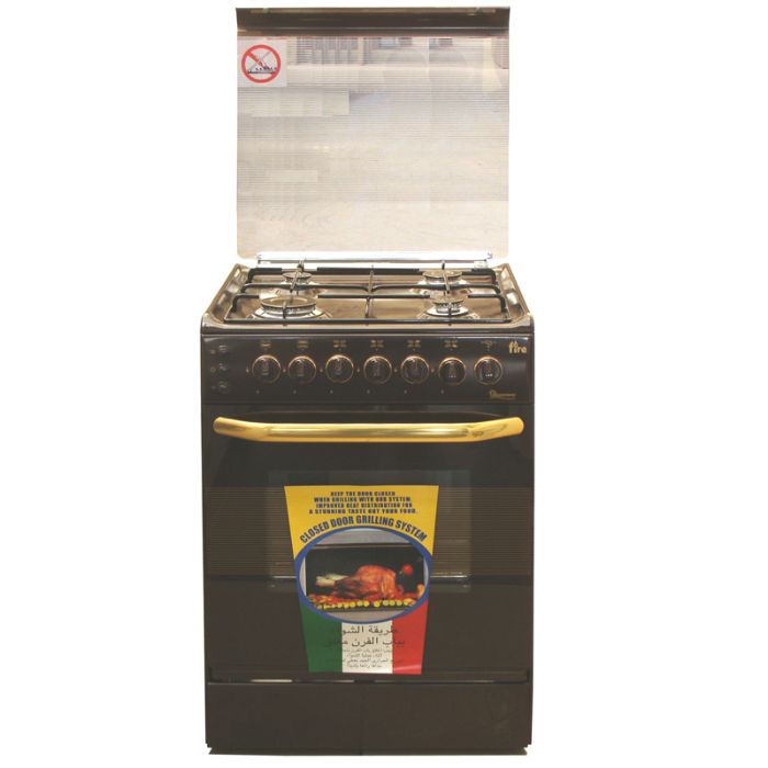 RAMTONS 4 GAS 55X55 BROWN COOKER 1 YEAR WARRANTY