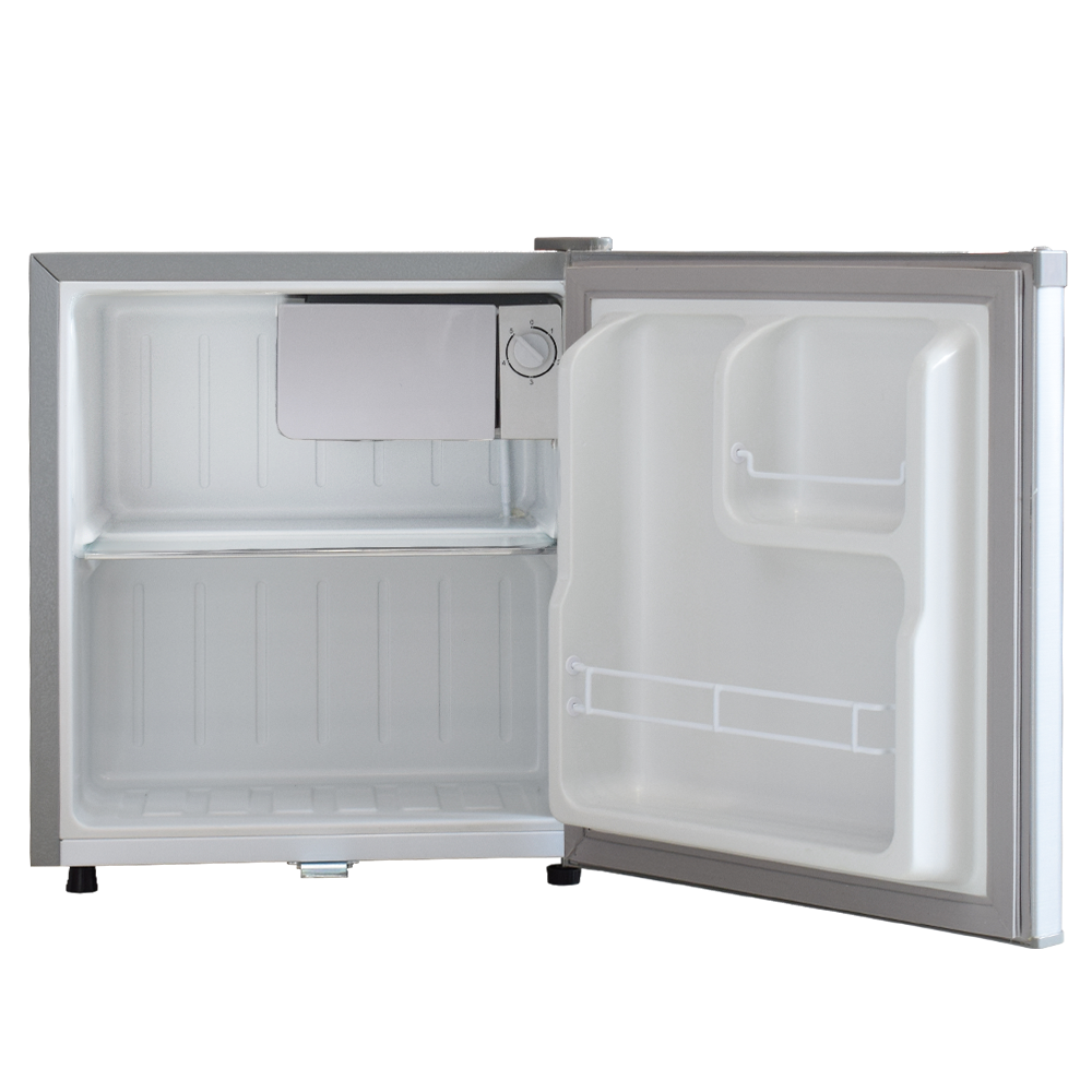 RAMTONS 40 LITERS BAR FRIDGE, SINGLE DOOR DIRECT COOL  ADJUSTABLE SHELVES SILVER 1 YEAR WARRANTY