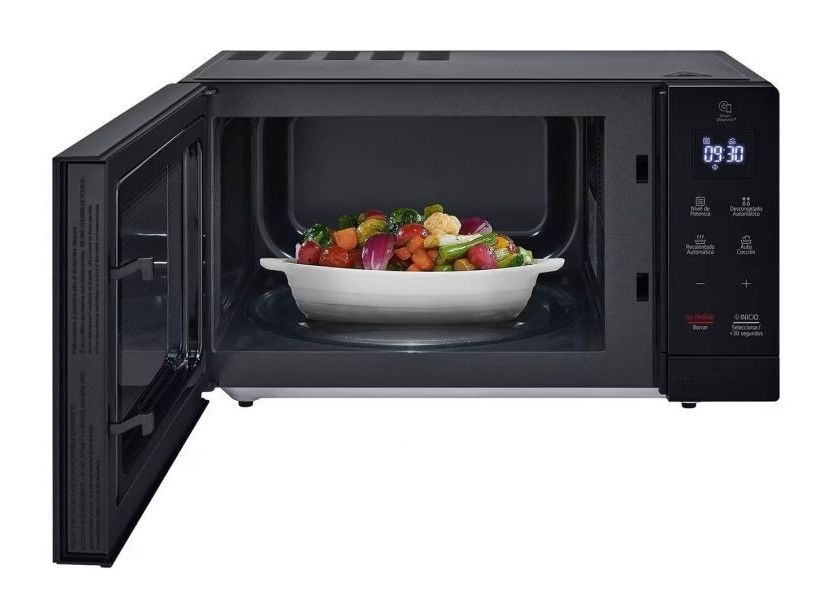 LG MS3032JAS Neochef® Microwave Oven, 30L - EasyClean™ Antibacterial Coating, Sleek Design