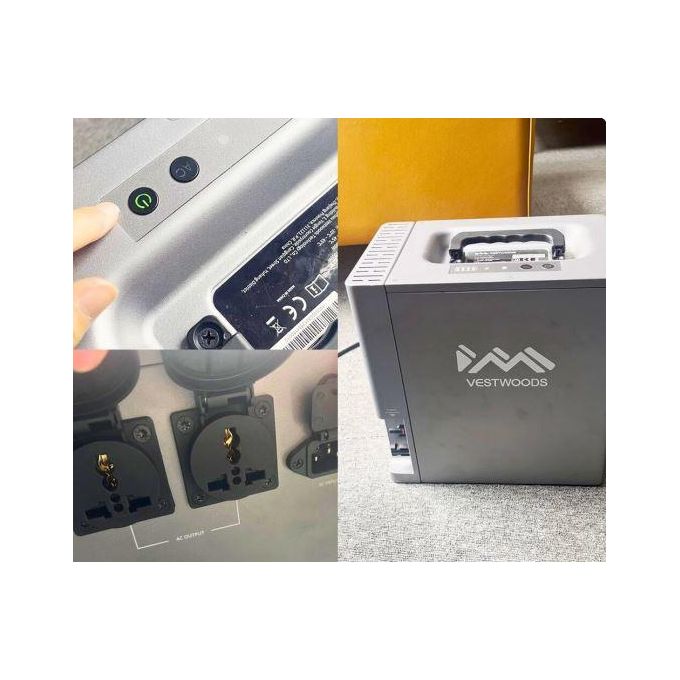 Vestwood 2000Wh Portable Power Station – 1000W Output-2 YEARS WARRANTY