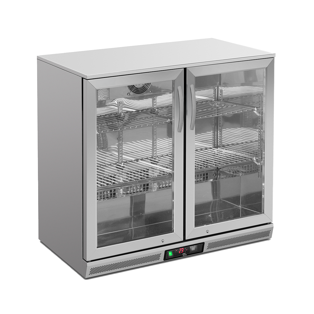 STAINLESS STEEL BACK BAR CHILLER SIZE 90X52X86CM-WARRANTY