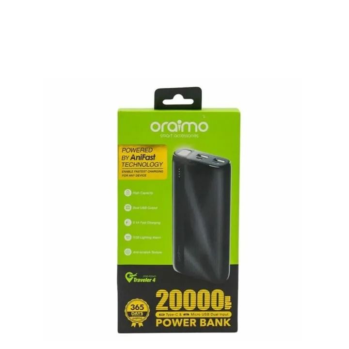 Oraimo 20000mAh Power Bank Black 20000