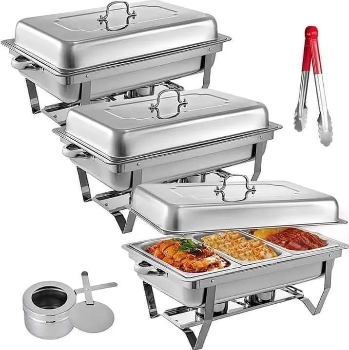 Heavy stainless steel Kitchen chaffing dishes