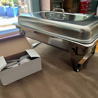 Heavy stainless steel Kitchen chaffing dishes