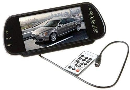 7 inch USB SD MP5 Color TFT LCD Car Rearview Mirror Monitor Remote Built-in Bluetooth