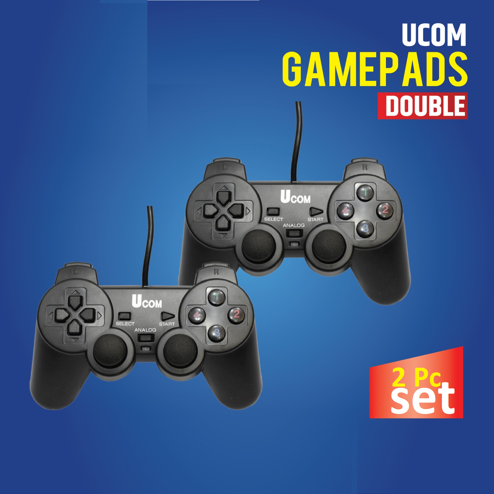 UCOM Double - PC USB Dual-shock Game Controller Pad