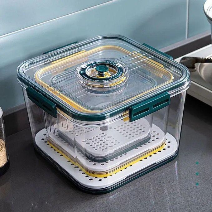 3 PC-Set Stackable Multipurpose Food Storage Containers Organizers Airtight Plastic Kitchen Pantry Bins for Cereal, Flour, Sugar, Pasta, and Snacks