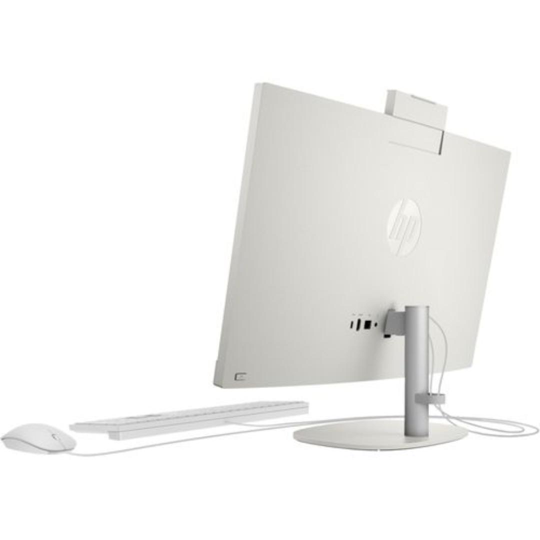 HP All in One 24 cr0038nh PC, Intel Core i5 1335U 13th Generation, 8 GB DDR4, 512 GB PCIe NVMe M.2 SSD, Intel Iris Xe Graphics, FHD (1920 x 1080), IPS, three-sided micro-edge, anti-glare, 250 nits, 99
