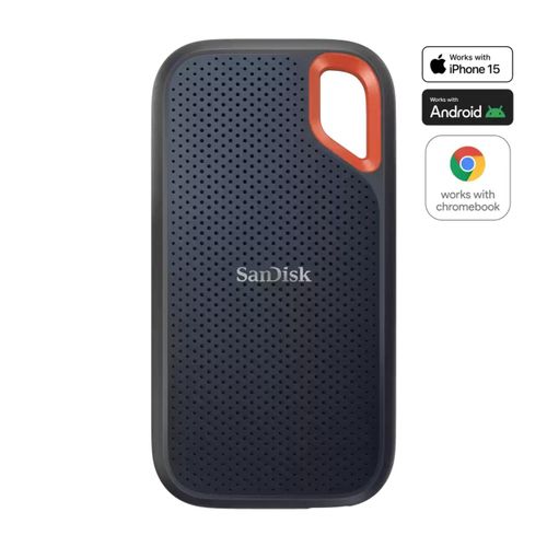 Sandisk Extreme Portable E61 SSD - 1TB (Black) Up To 1050mbs Read and 1000mb/s write speed USB 3.2 Gen 2 IP 65 resistance and 3-meter drop protection