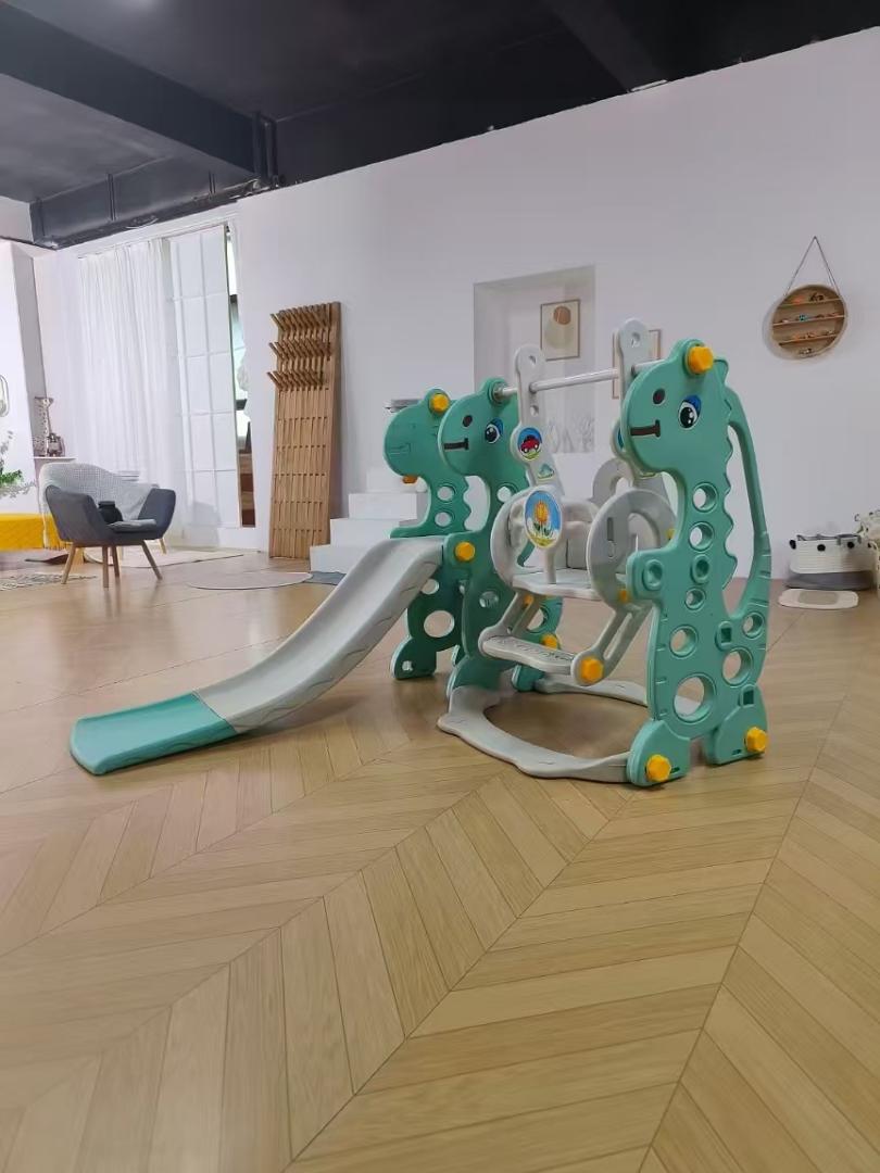 Kids Slide Playset: Children's Indoor or Outdoor Playground - Baby Plastic Slide and Swing Set