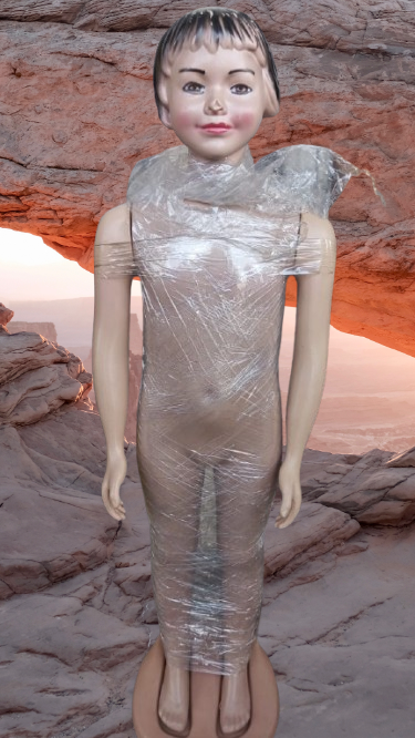 female/kids  Full Body   brown Mannequin / Dummy  doll