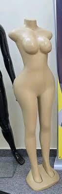 Brown  Full Body Female Mannequin / Dummy Armless