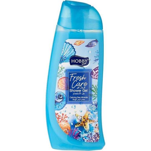 Hobby Fresh Care Shower Gel for Men & Women With Calming Sea Minerals for Deep Cleansing, Skin Moisturization, Smoothening & Body Cooling Effect 500ml