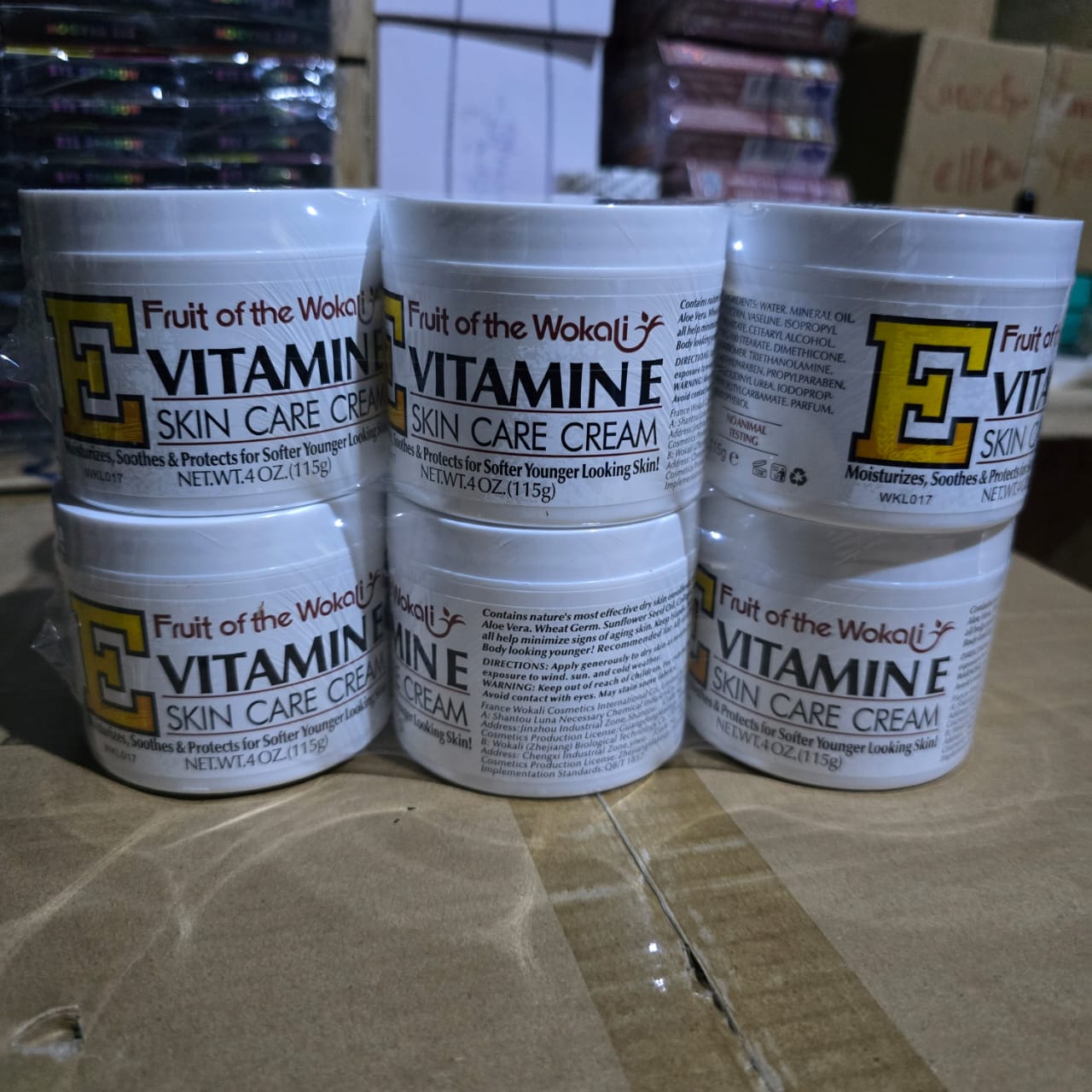 Fruit Of The Wokali Vitamin E Skin Care Cream 115g