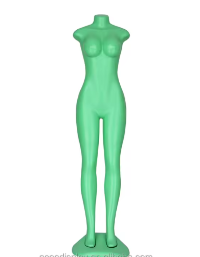 Green medium   Full Body Female Mannequin / Dummy Armless